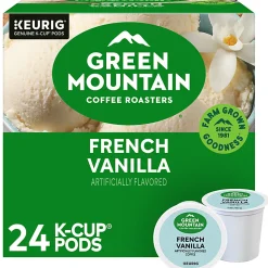 Green Mountain Coffee Roasters® Single-Serve Coffee K-Cup® Pods, French Vanilla, 24 Count