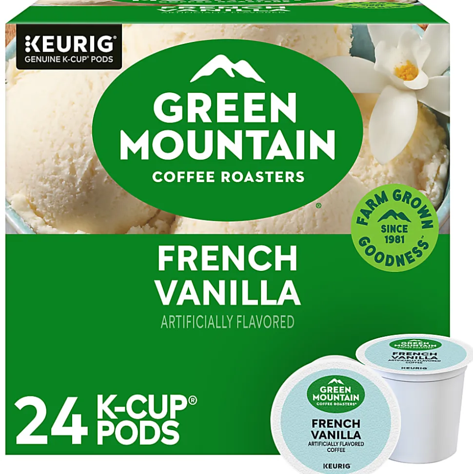 Green Mountain Coffee Roasters® Single-Serve Coffee K-Cup® Pods, French Vanilla, 24 Count