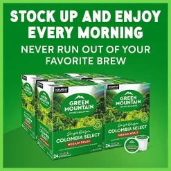 Green Mountain Coffee Roasters® Single-Serve Coffee K-Cup® Pods, Decaffeinated, Breakfast Blend, Carton Of 24