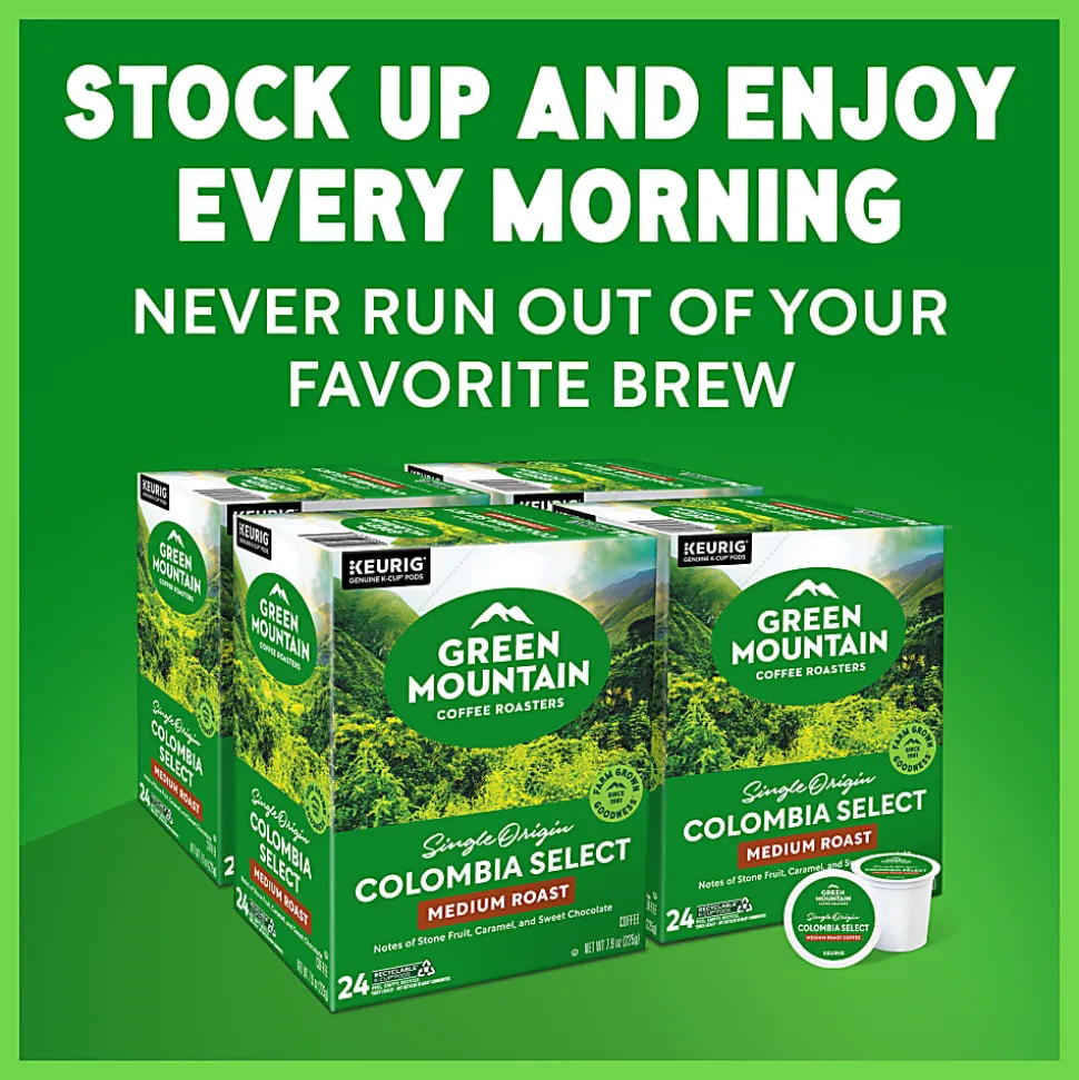 Green Mountain Coffee Roasters® Single-Serve Coffee K-Cup® Pods, Decaffeinated, Breakfast Blend, Carton Of 24