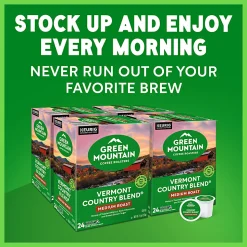 Green Mountain Coffee Roasters® Single-Serve Coffee K-Cup® Pods, Vermont Country Blend®, 96 Count, 4 Boxes of 24