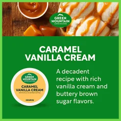 Green Mountain Coffee Roasters® Single-Serve Coffee K-Cup®, Caramel Vanilla, Carton Of 96, 4 Boxes of 24 pods