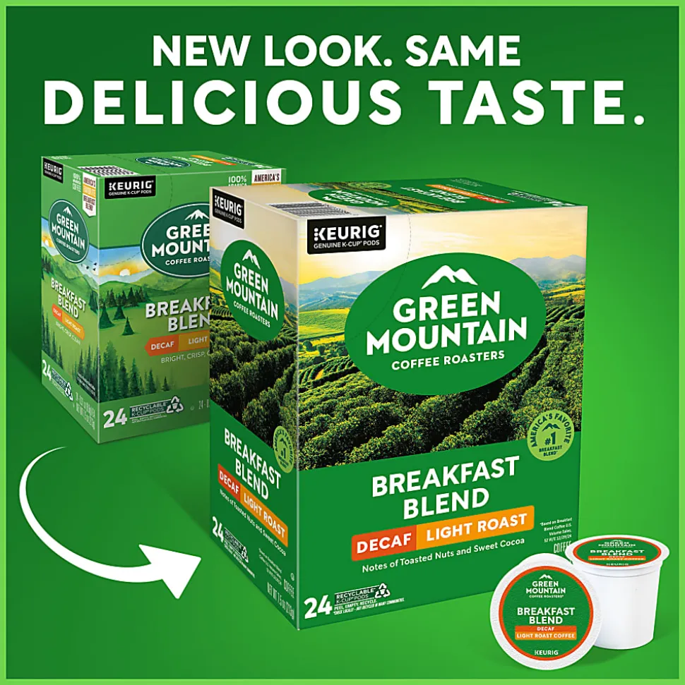 Green Mountain Coffee Roasters Nantucket Blend Keurig Single-Serve K-Cup Pods, Medium Roast, 96 Count, 4 Boxes of 24