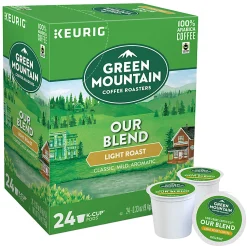 Green Mountain Coffee Roasters Our Blend Keurig Single-Serve K-Cup Pods, Light Roast Coffee, 96 Count (4 Packs of 24)