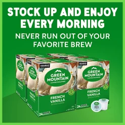 Green Mountain Coffee Roasters® Single-Serve Coffee K-Cup®, French Vanilla, 96 Count (4 Packs of 24)