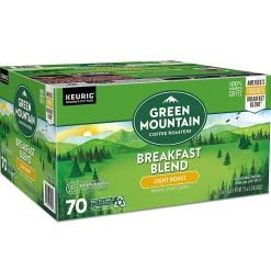Green Mountain Coffee® Roasters Keurig® Single-Serve K-Cup® Pods, Breakfast Blend, Light Roast, Pack Of 70 Pods