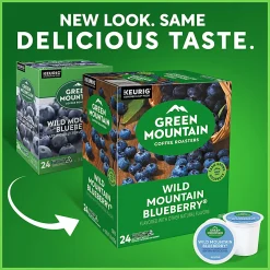 Green Mountain Coffee Roasters Wild Mountain Blueberry Keurig Single-Serve K-Cup Pods, Light Roast, 96 Count (4 Packs of 24)