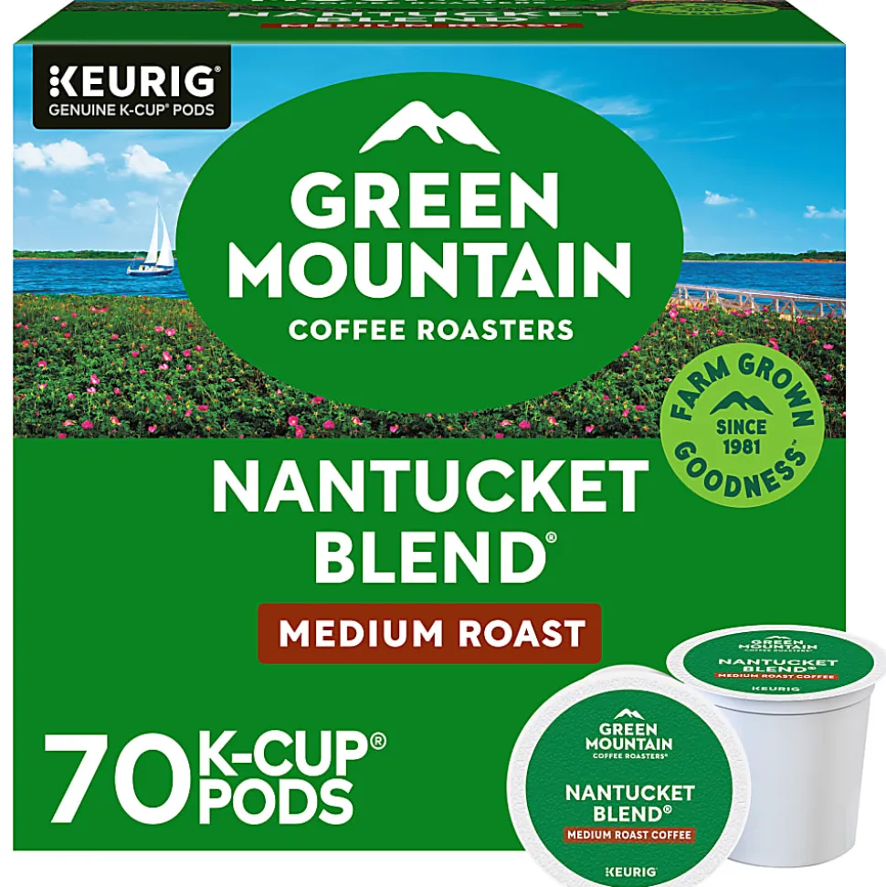 Green Mountain Coffee Roasters Nantucket Blend, Keurig Single Serve K-Cup Pods, 70 Count