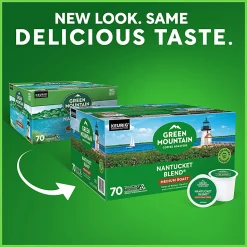 Green Mountain Coffee Roasters Nantucket Blend, Keurig Single Serve K-Cup Pods, 70 Count