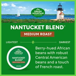 Green Mountain Coffee Roasters Nantucket Blend, Keurig Single Serve K-Cup Pods, 70 Count