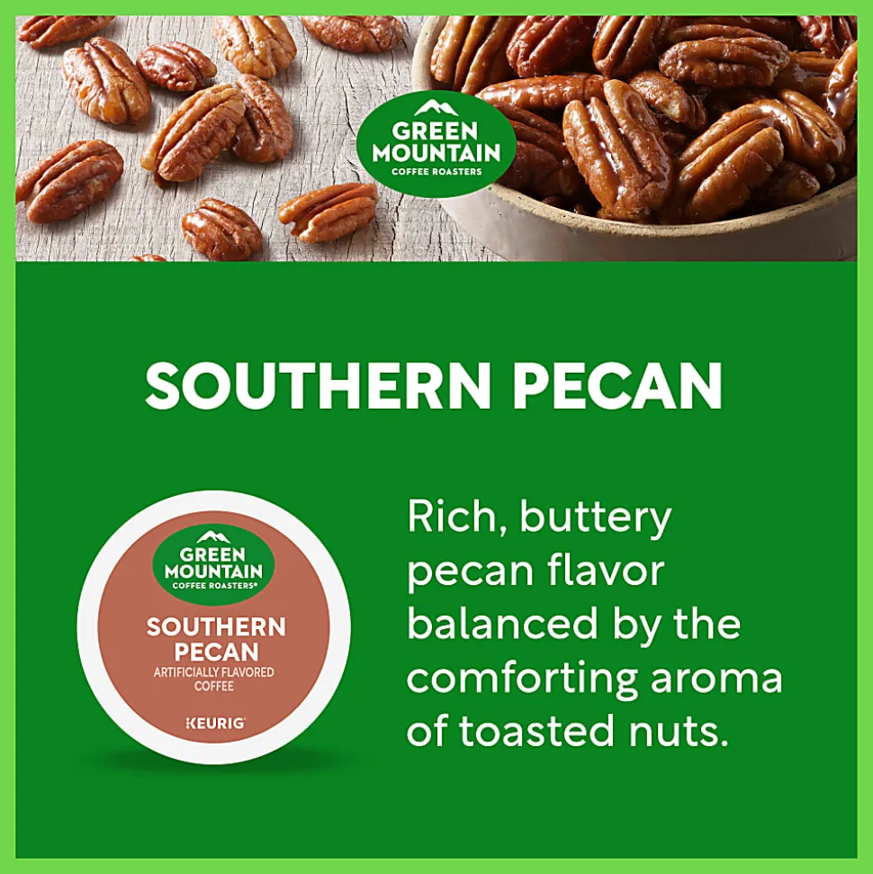 Green Mountain Coffee Roasters® Single-Serve Coffee K-Cup® Pods, Southern Pecan, 24 Count