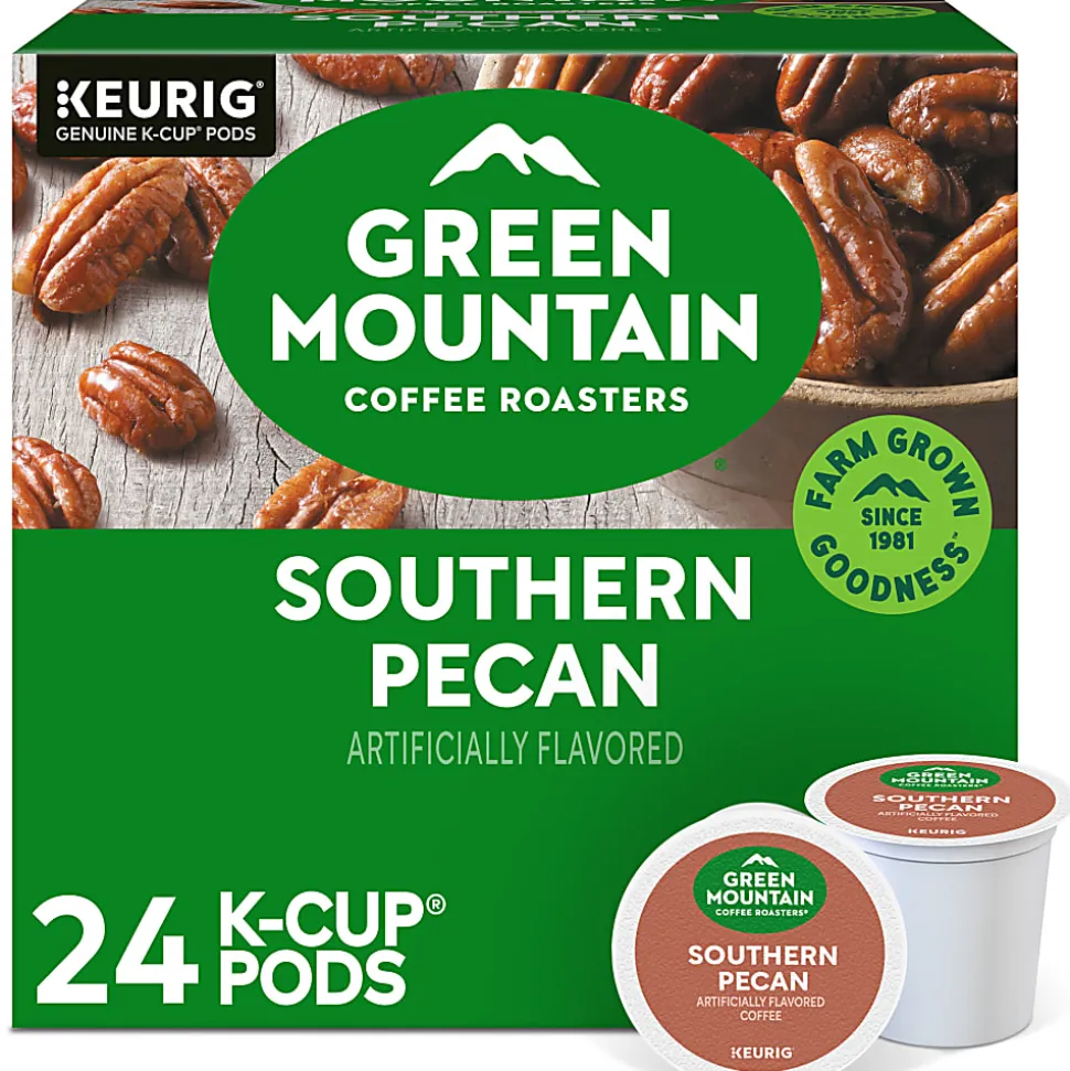 Green Mountain Coffee Roasters® Single-Serve Coffee K-Cup® Pods, Southern Pecan, 24 Count