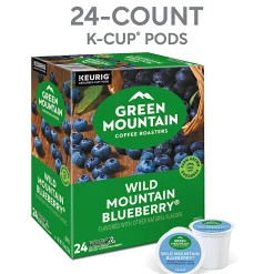 Green Mountain Coffee Roasters® Single-Serve Coffee K-Cup® Pods, Wild Mountain Blueberry, Light Roast, 24 Count