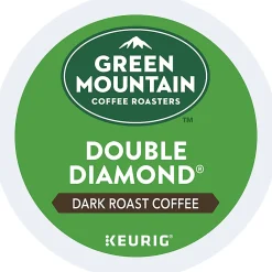 Green Mountain Coffee® Single-Serve Coffee K-Cup® Pods, Double Black Diamond Extra Bold, Carton Of 24