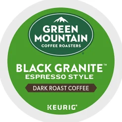 Green Mountain Coffee® Single-Serve Coffee K-Cup®, Black Granite Espresso, Carton Of 24 Pods