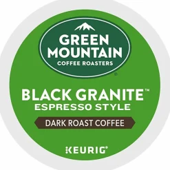 Green Mountain Coffee® Single-Serve Coffee K-Cup®, Black Granite Espresso, Carton Of 24 Pods