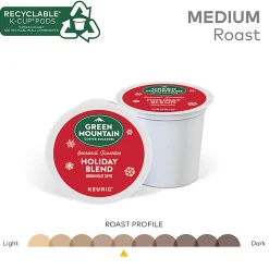 Green Mountain Coffee® Single-Serve Coffee K-Cup® Pods, Holiday Blend, Carton Of 24