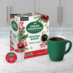 Green Mountain Coffee® Single-Serve Coffee K-Cup® Pods, Holiday Blend, Carton Of 24