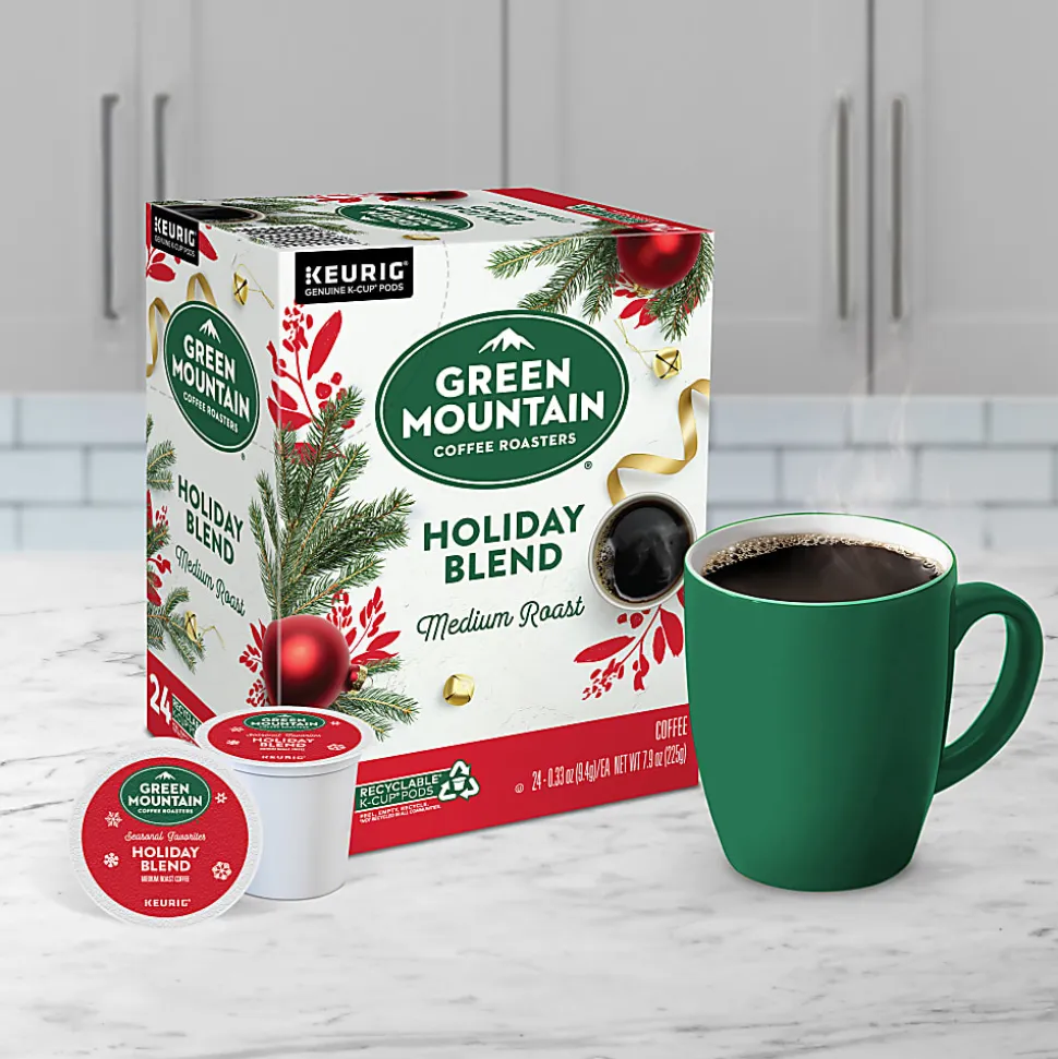 Green Mountain Coffee® Single-Serve Coffee K-Cup® Pods, Holiday Blend, Carton Of 24