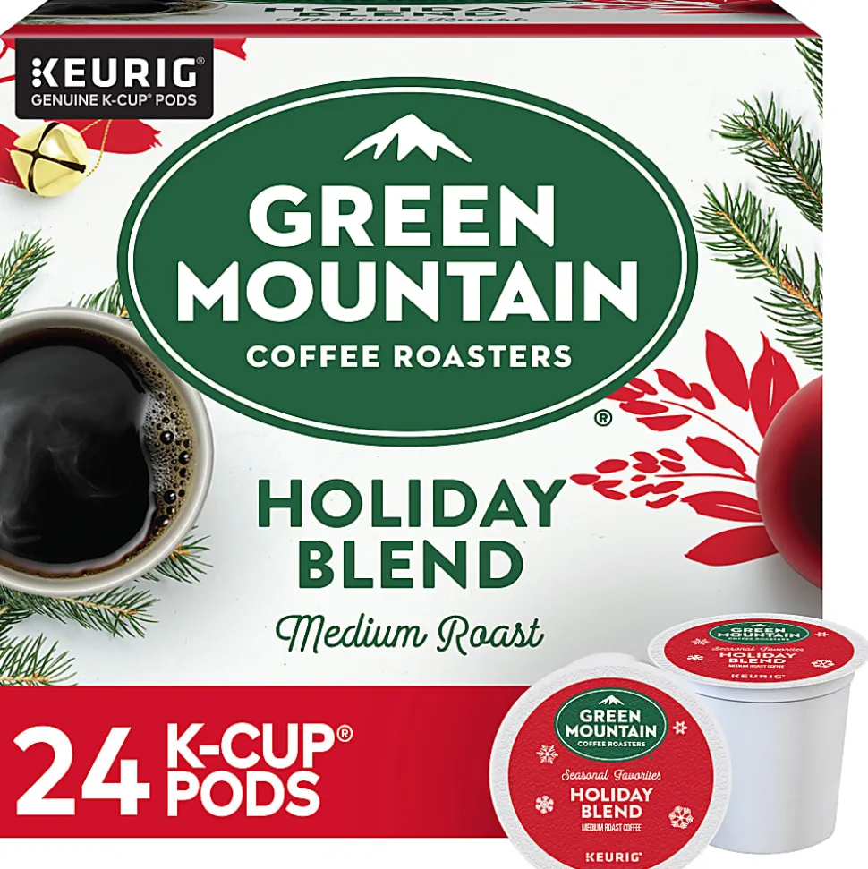 Green Mountain Coffee® Single-Serve Coffee K-Cup® Pods, Holiday Blend, Carton Of 24