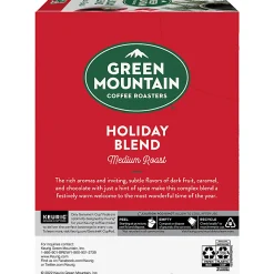 Green Mountain Coffee® Single-Serve Coffee K-Cup® Pods, Holiday Blend, Carton Of 24
