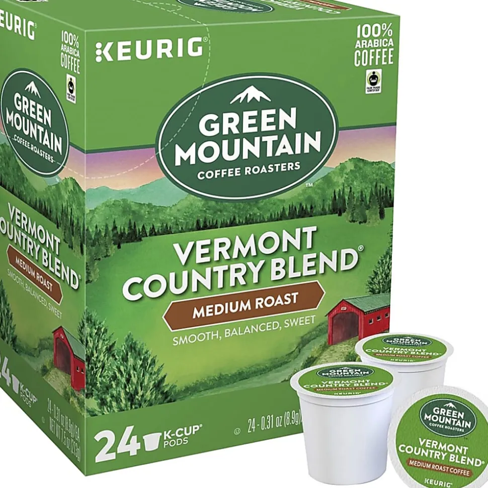 Green Mountain Coffee® Single-Serve Coffee K-Cup® Pods, Vermont Country Blend®, Carton Of 24