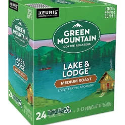 Green Mountain Coffee® Single-Serve Coffee K-Cup® Pods, Lake & Lodge®, Carton Of 24