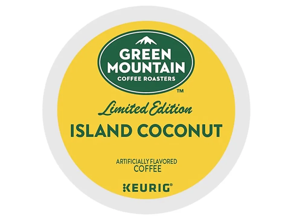 Green Mountain Coffee® Single-Serve Coffee K-Cup®, Island Coconut, Carton Of 24