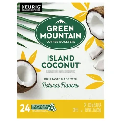 Green Mountain Coffee® Single-Serve Coffee K-Cup®, Island Coconut, Carton Of 24