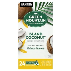 Green Mountain Coffee® Single-Serve Coffee K-Cup®, Island Coconut, Carton Of 24