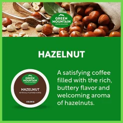 Green Mountain Coffee® Single-Serve Coffee K-Cup® Pods, Hazelnut, Carton Of 24