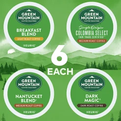 Green Mountain Coffee® Single-Serve Coffee K-Cup® Pods, Decaffeinated, French Vanilla, Carton Of 24