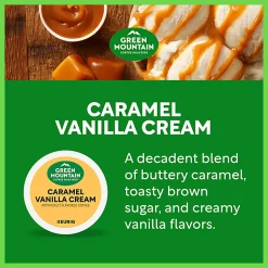 Green Mountain Coffee® Single-Serve Coffee K-Cup® Pods, Caramel Vanilla Cream, Carton Of 24