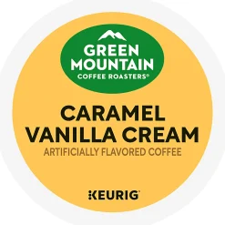 Green Mountain Coffee® Single-Serve Coffee K-Cup® Pods, Caramel Vanilla Cream, Carton Of 24