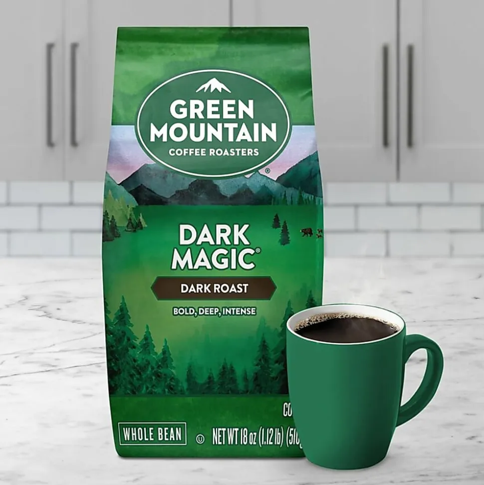 Green Mountain Coffee® Whole Bean Coffee, Dark Roast, Dark Magic®, 18 Oz Per Bag