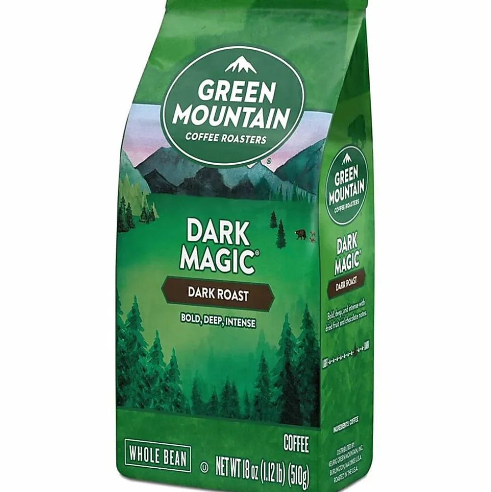 Green Mountain Coffee® Whole Bean Coffee, Dark Roast, Dark Magic®, 18 Oz Per Bag