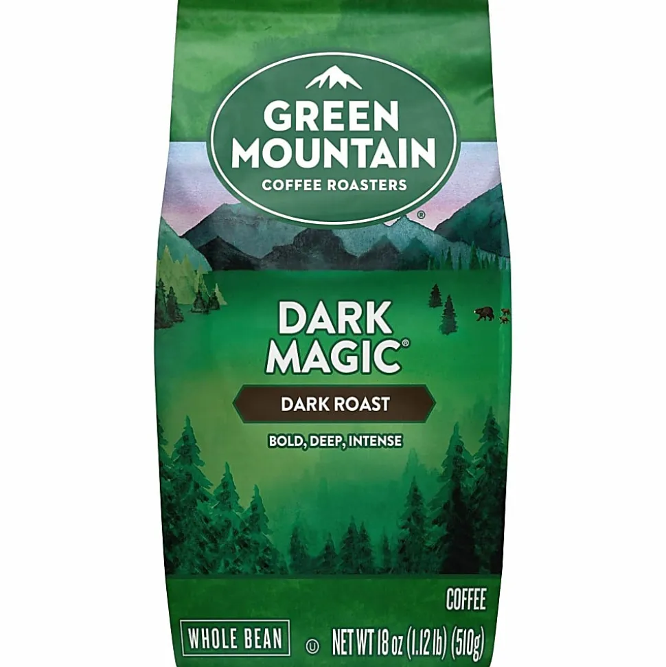 Green Mountain Coffee® Whole Bean Coffee, Dark Roast, Dark Magic®, 18 Oz Per Bag