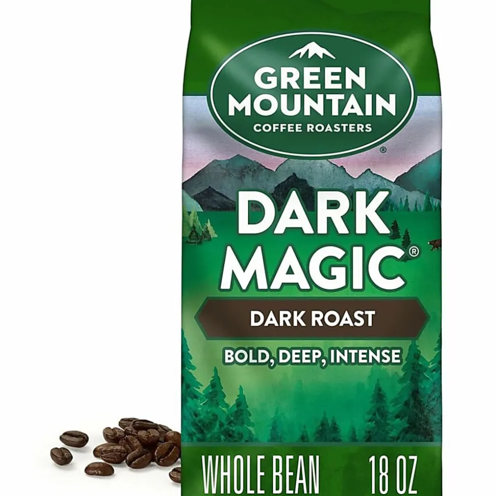 Green Mountain Coffee® Whole Bean Coffee, Dark Roast, Dark Magic®, 18 Oz Per Bag