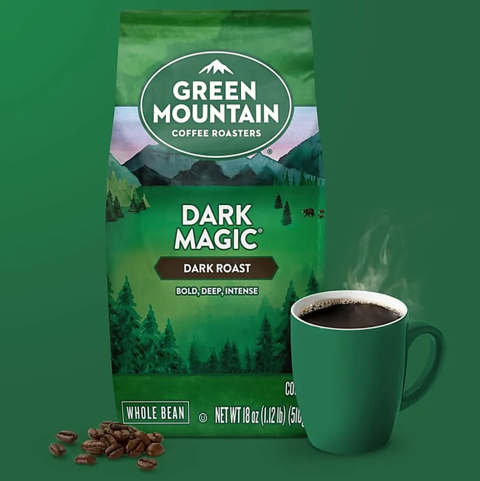 Green Mountain Coffee® Whole Bean Coffee, Dark Roast, Dark Magic®, 18 Oz Per Bag