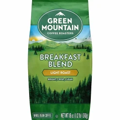 Green Mountain Coffee® Whole Bean Coffee, Breakfast Blend, 18 Oz Per Bag