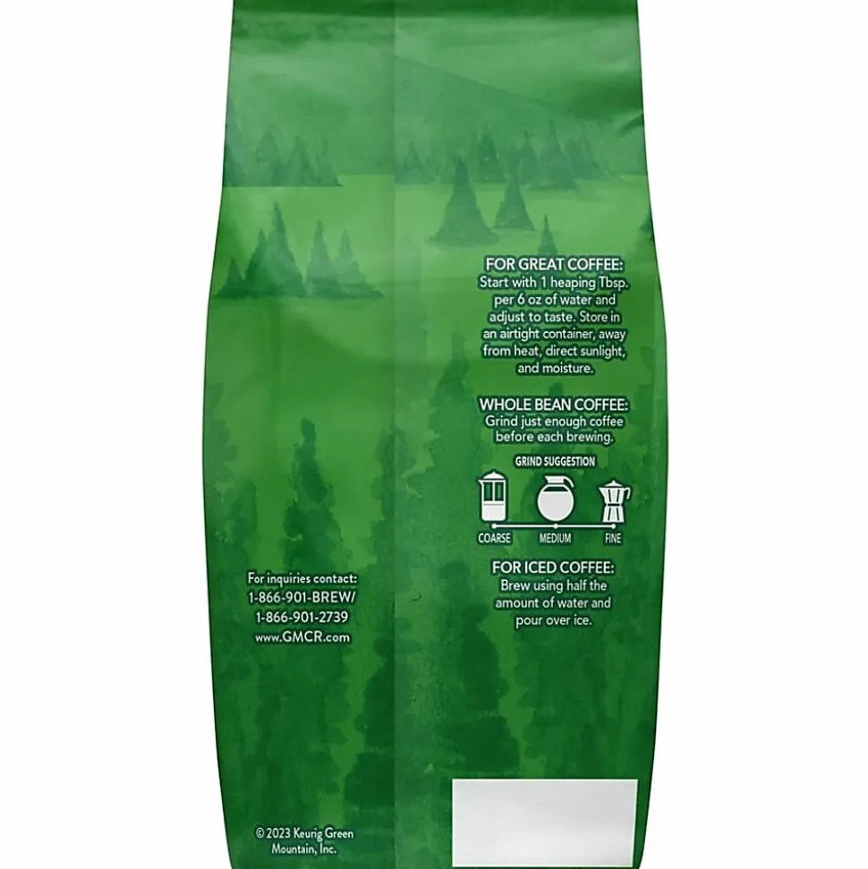 Green Mountain Coffee® Whole Bean Coffee, Breakfast Blend, 18 Oz Per Bag
