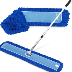Gritt Commercial All-In-One Microfiber Dust Mop Set With 72