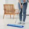 Gritt Commercial Microfiber Looped Dust Mop Pad Head, 36", Blue, Pack Of 3 Pad Heads