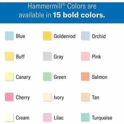 Hammermill® Colors Color Multi-Use Printer & Copy Paper, 10 Reams, Salmon, Letter (8.5