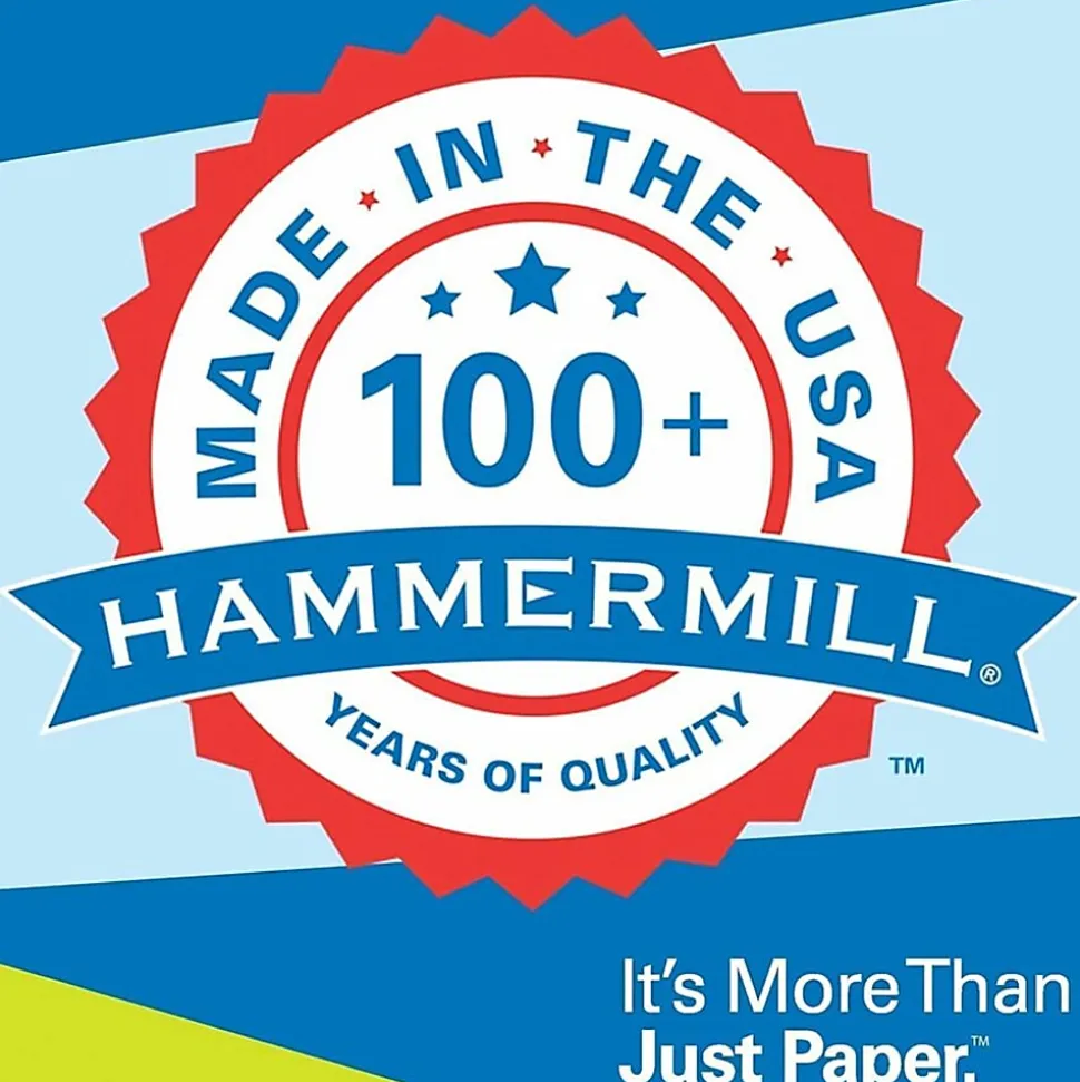 Hammermill® Colors Color Multi-Use Printer & Copy Paper, 10 Reams, Gold, Letter (8.5" x 11"), 5000 Sheets Per Case, 20 Lb