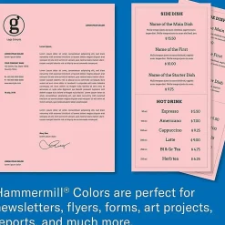 Hammermill® Colors Color Multi-Use Printer & Copy Paper, 10 Reams, Pink, Letter (8.5