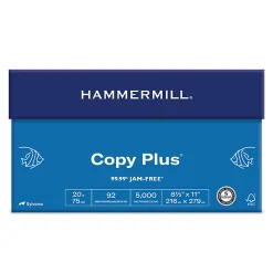 Hammermill® Copy Plus® Copy Paper, 10 Reams, White, Letter (8.5