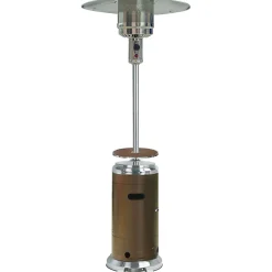 Hanover 12020 Watts Propane Patio Heater, 88.23"H x 17.83"W, Bronze & Stainless Steel