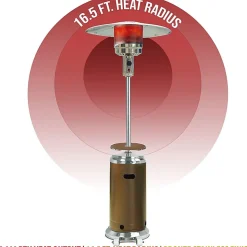 Hanover 12020 Watts Propane Patio Heater, 88.23