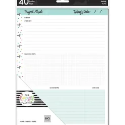 Happy Planner Big Filler Paper, 8-1/2